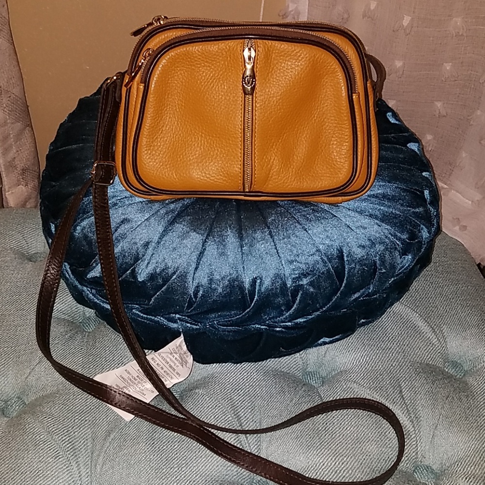 Genuine Leather Valentina Crossbody